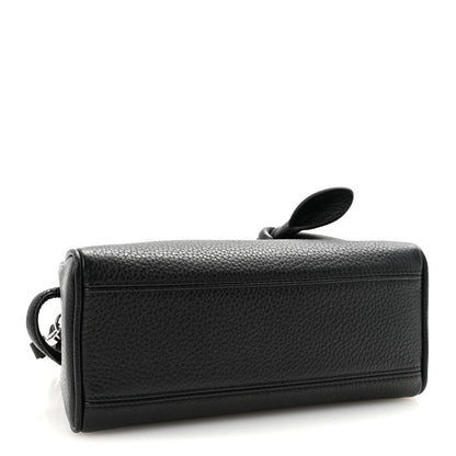 Calfskin Handbag - Black