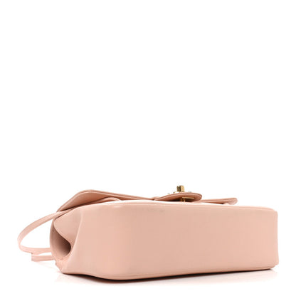 Small Caviar Flap Shoulder Bag - Pink