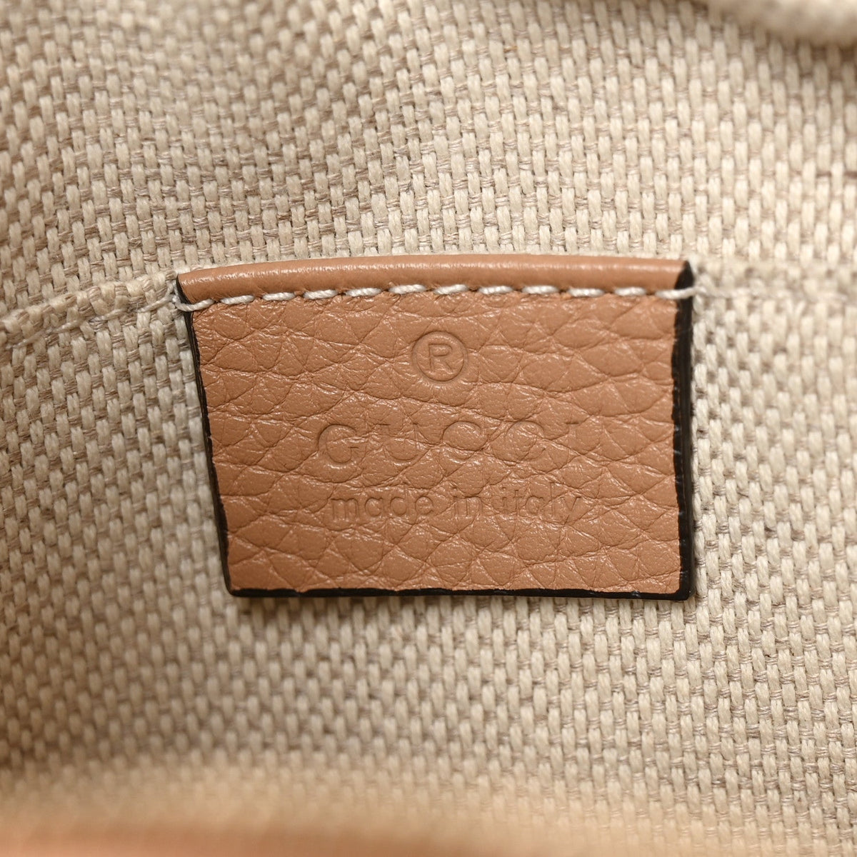 Small Calfskin Handbag - Beige