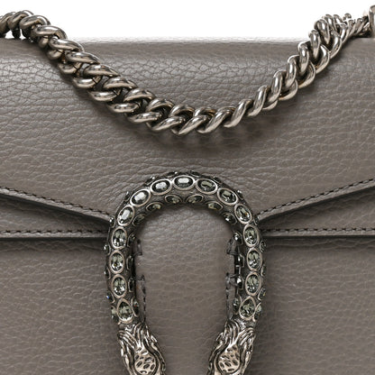 Mini Calfskin Shoulder Bag - Grey