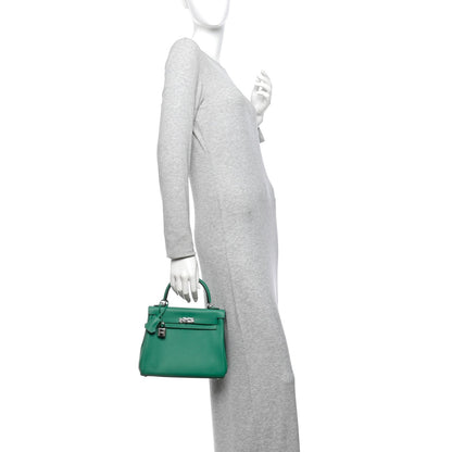 Swift Eclat Kelly Retourne 25 Vert Verti Handbag