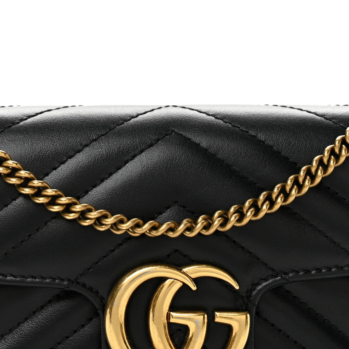 Mini Calfskin Shoulder Bag - Black