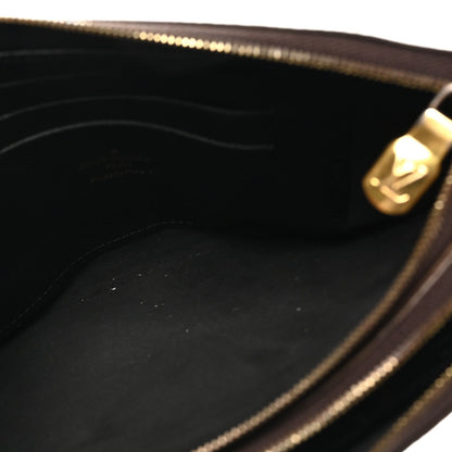 Reverse Monogram Giant Double Zip Pochet Handbag