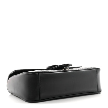 Small Calfskin Shoulder Bag - Black