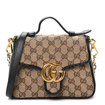 Mini Calfskin Shoulder Bag - Beige