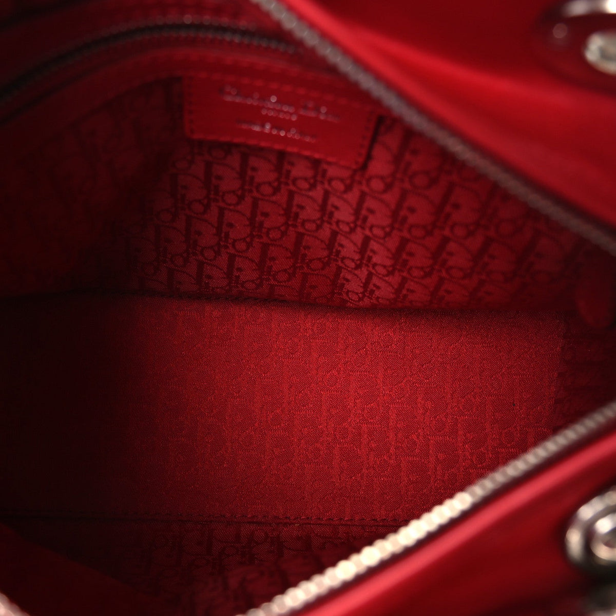 Medium Lambskin Handbag - Red