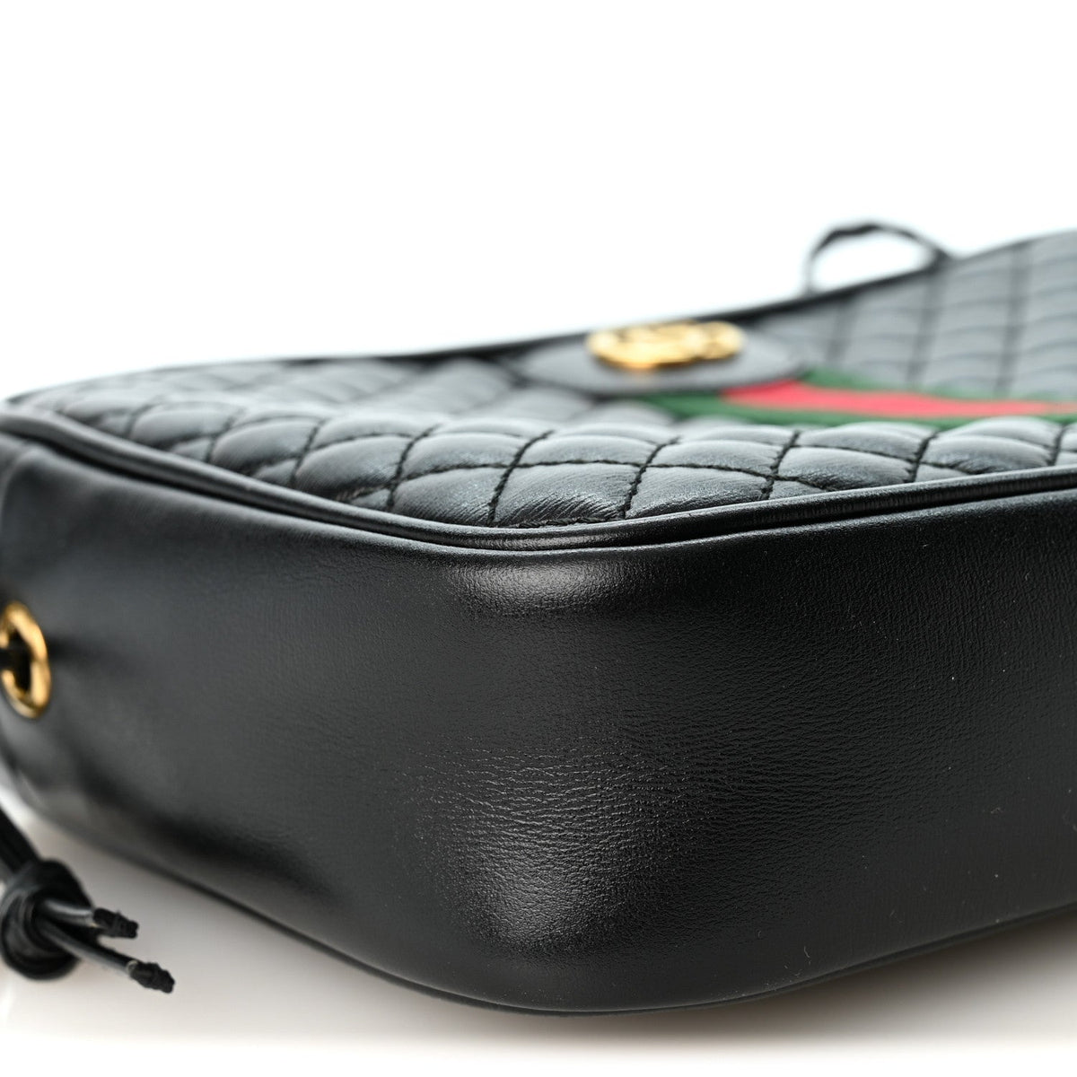 Small Calfskin Shoulder Bag - Black