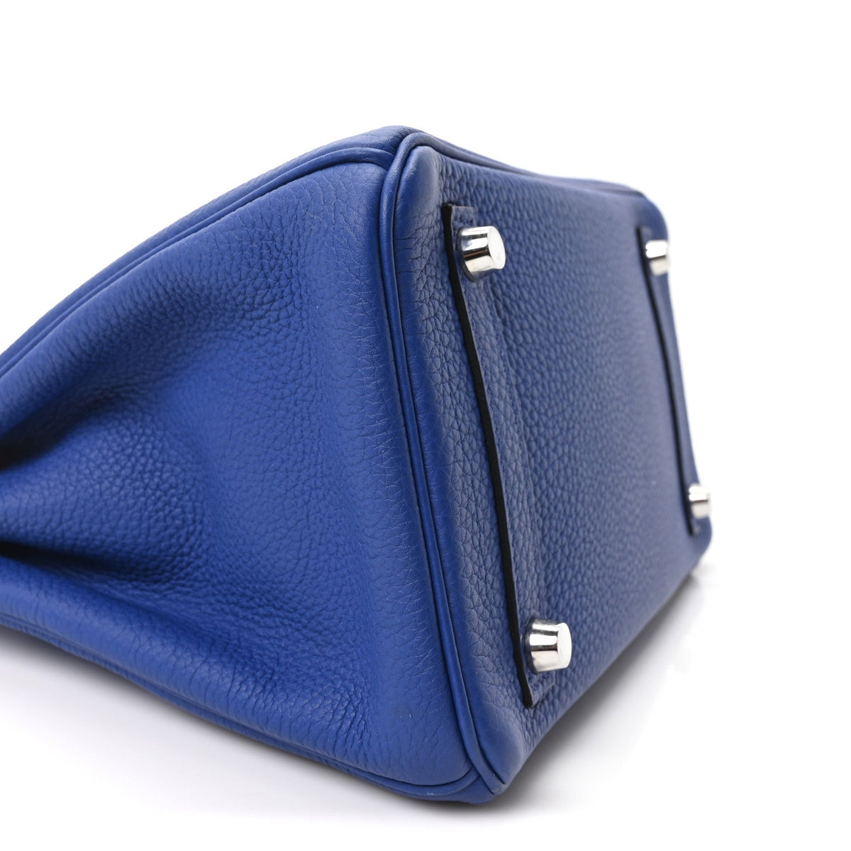 Togo Birkin 25 Bleu Electrique Handbag
