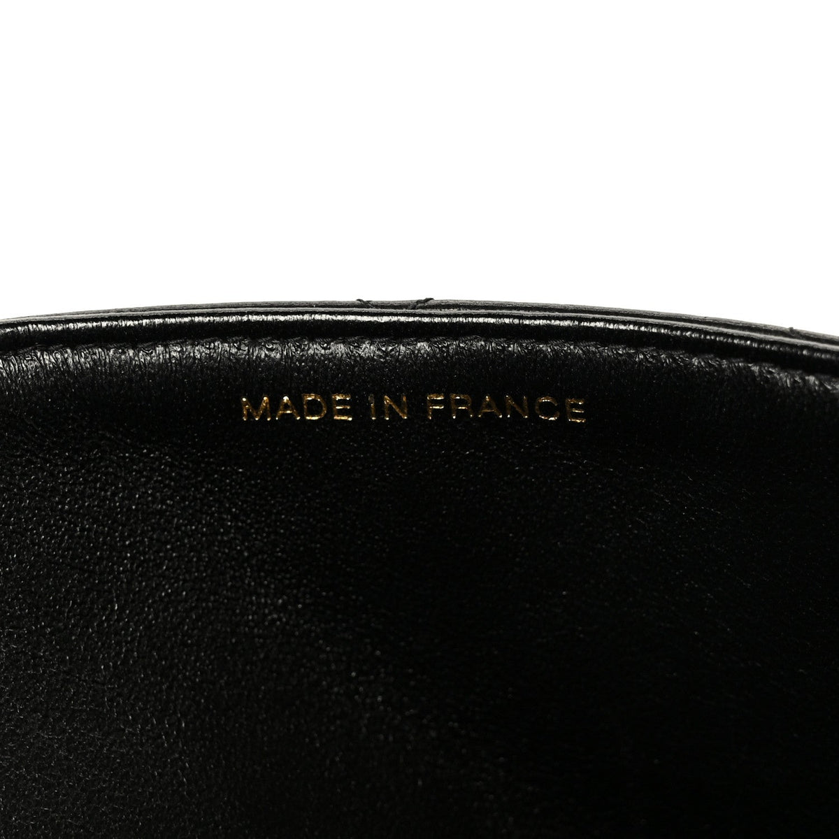 Quilted Lambskin Flap Shoulder Bag - Black