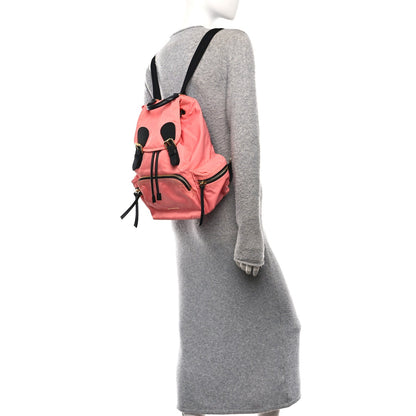 Medium Nylon Backpack - Pink