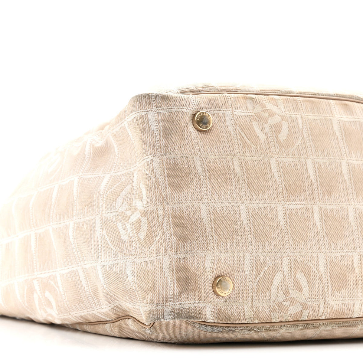 Medium Nylon Tote Bag - Beige