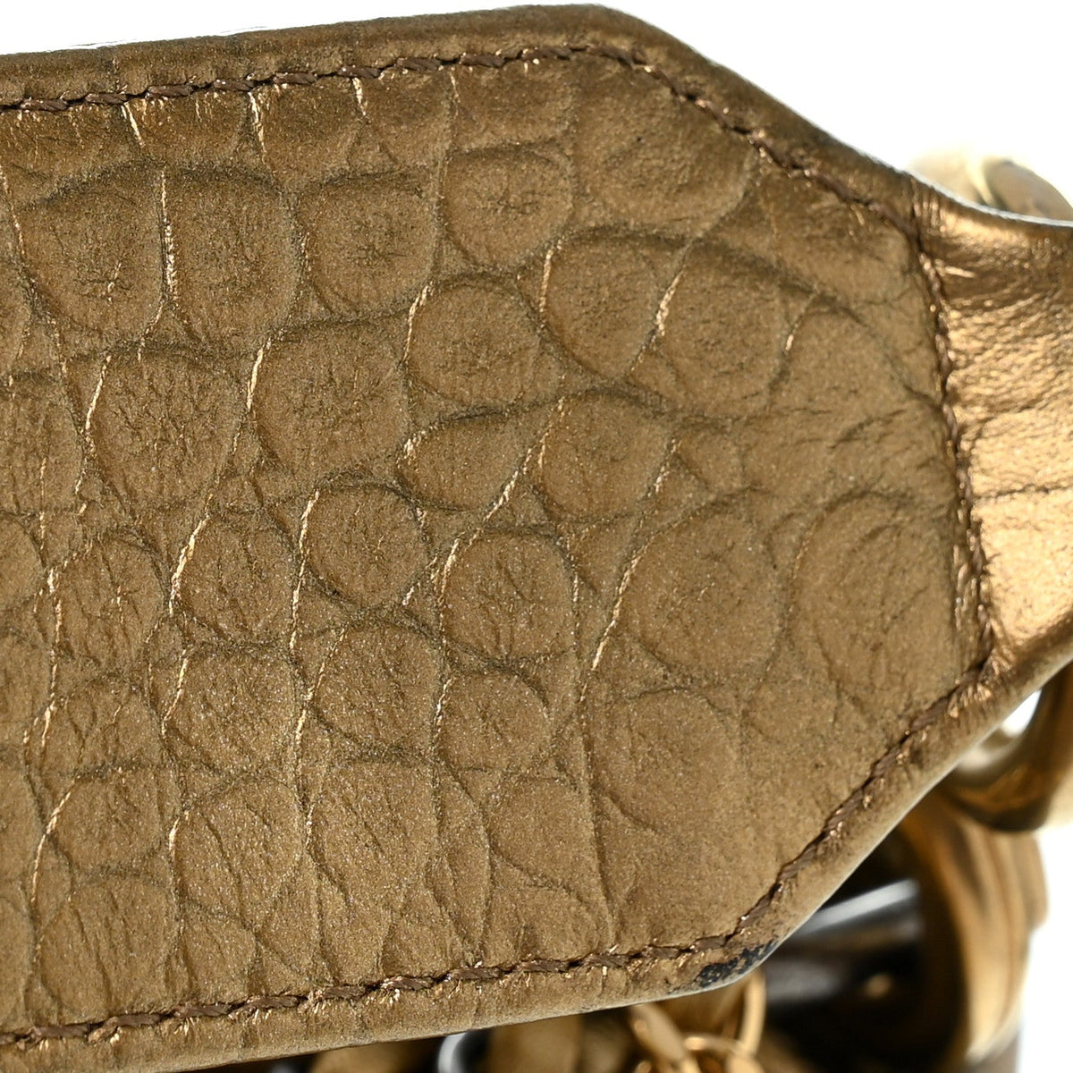 Medium Calfskin Hobo Bag - Gold