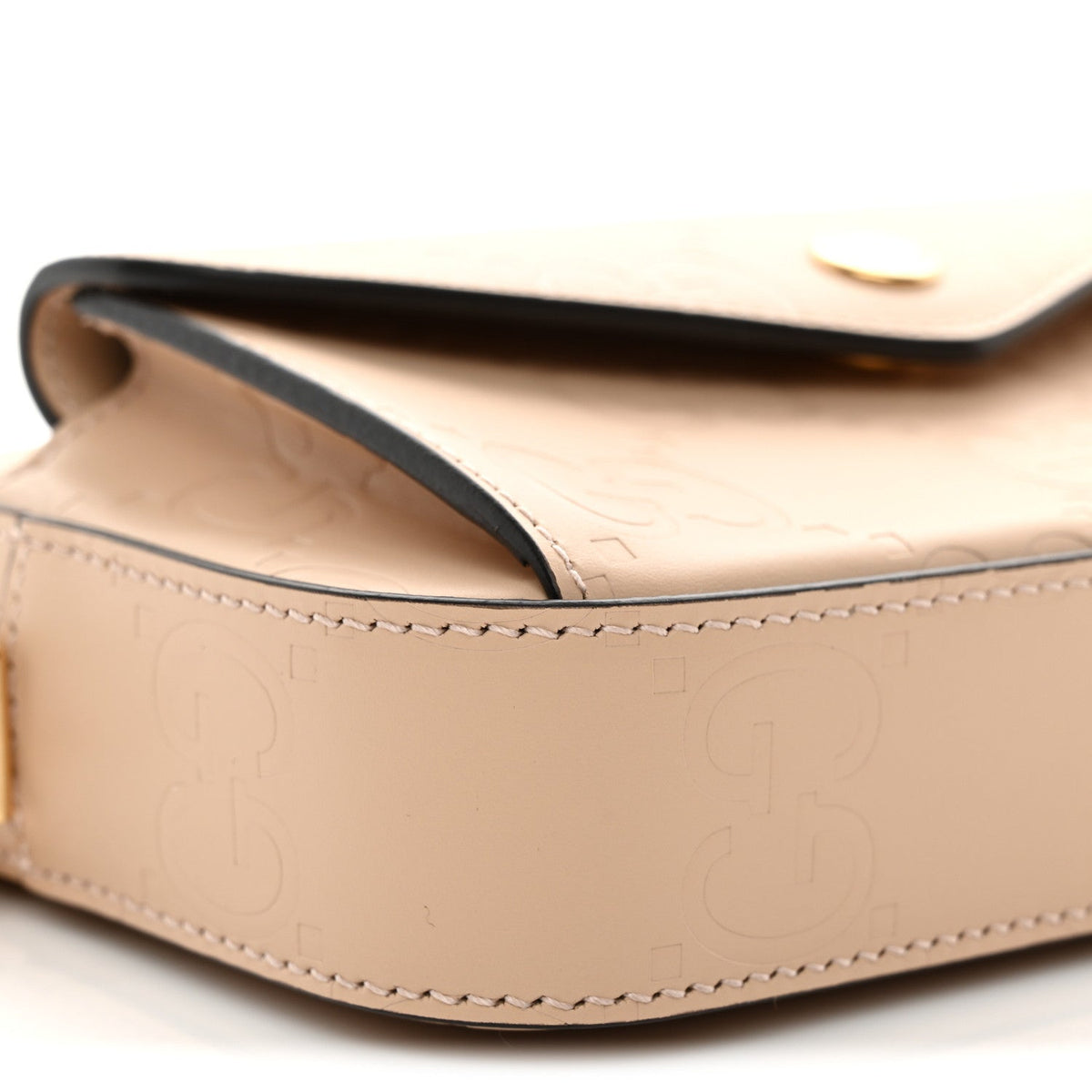 Mini Calfskin Wallet Bag - Beige