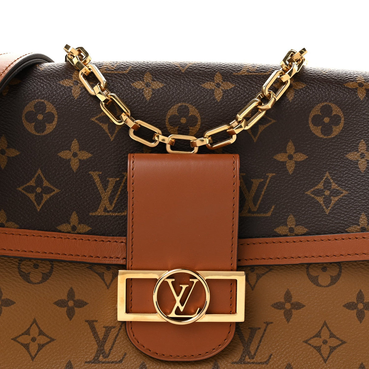 Reverse Monogram Dauphine Mm Handbag
