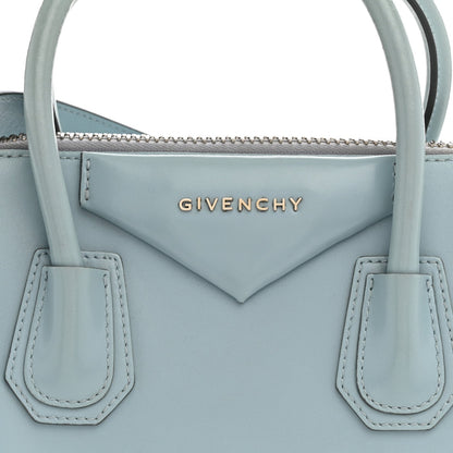 Small Calfskin Handbag - Light Blue
