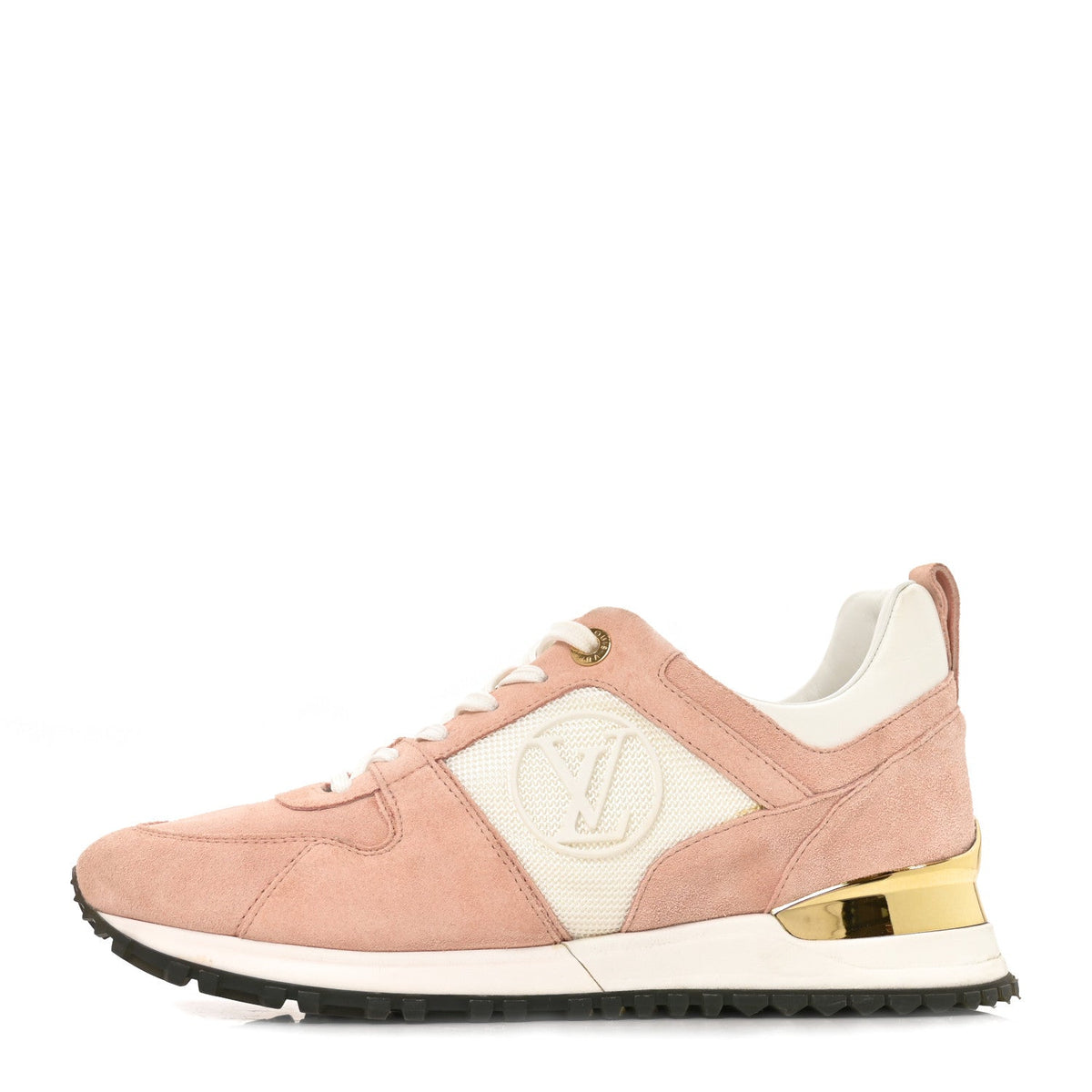 Suede Calfskin Run Away Sneakers Pink