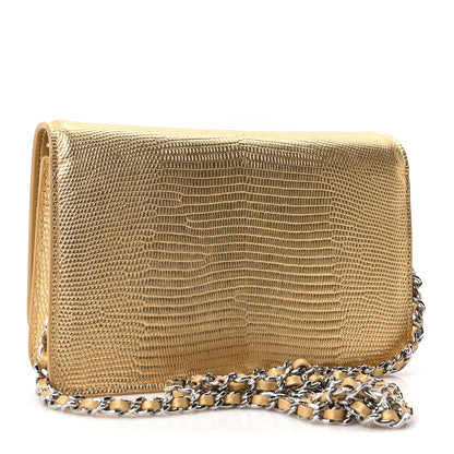 Calfskin Wallet Bag - Gold