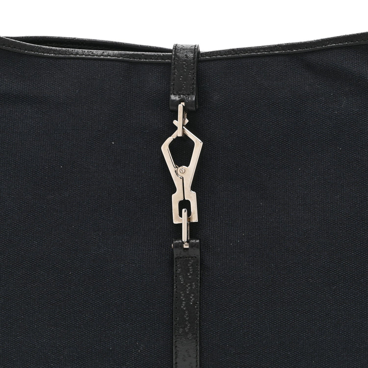 Small Canvas Hobo Bag - Black