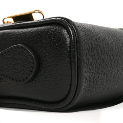 Mini Calfskin Shoulder Bag - Black