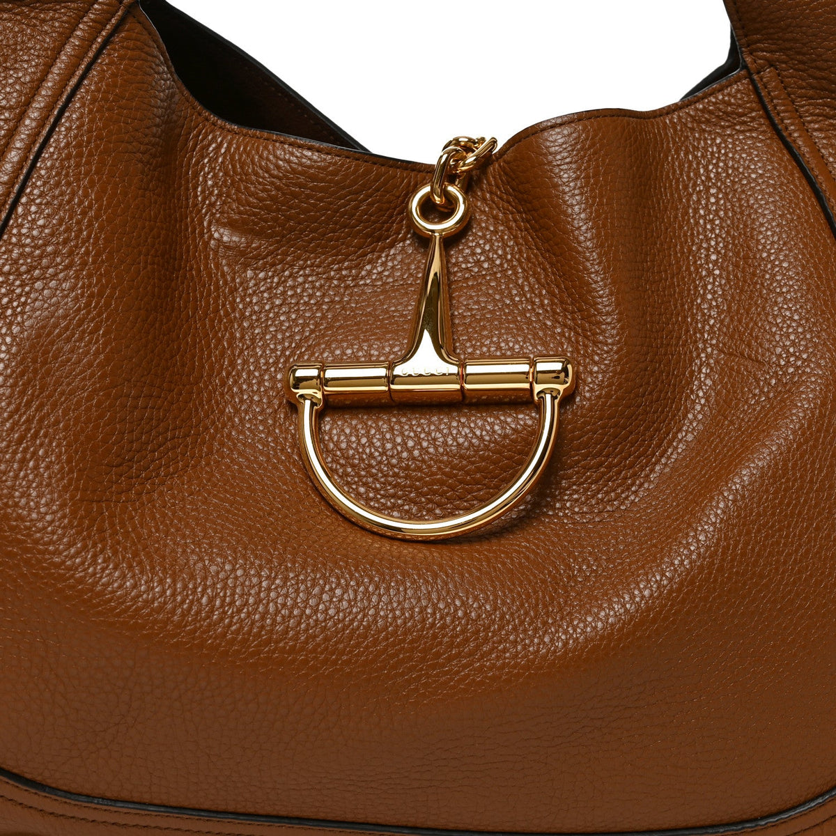Maxi Calfskin Shoulder Bag - Brown