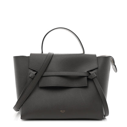 Mini Calfskin Belt Bag - Grey