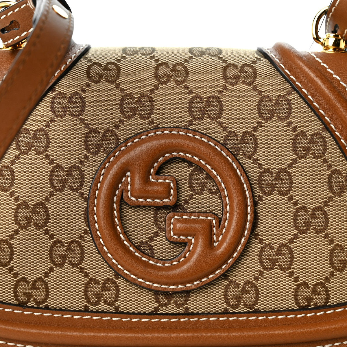 Small Calfskin Shoulder Bag - Beige