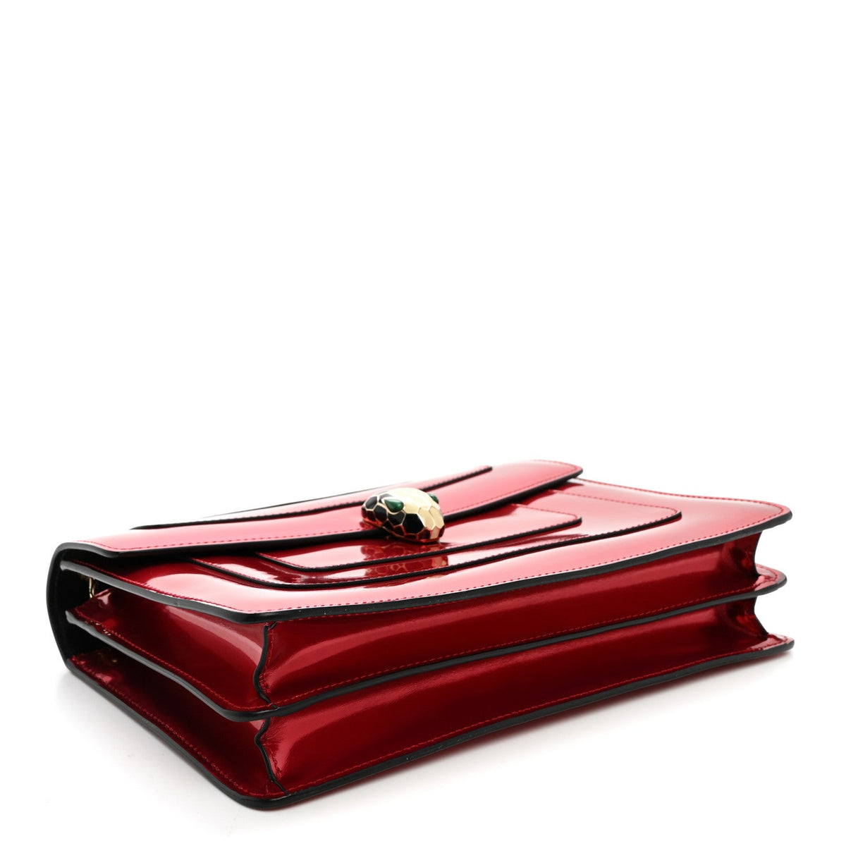 Calfskin Shoulder Bag - Red