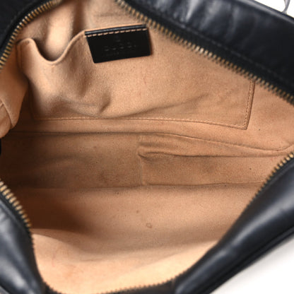 Small Calfskin Shoulder Bag - Black