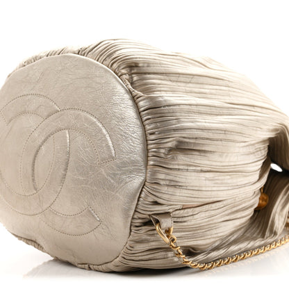 Small Calfskin Backpack - Gold