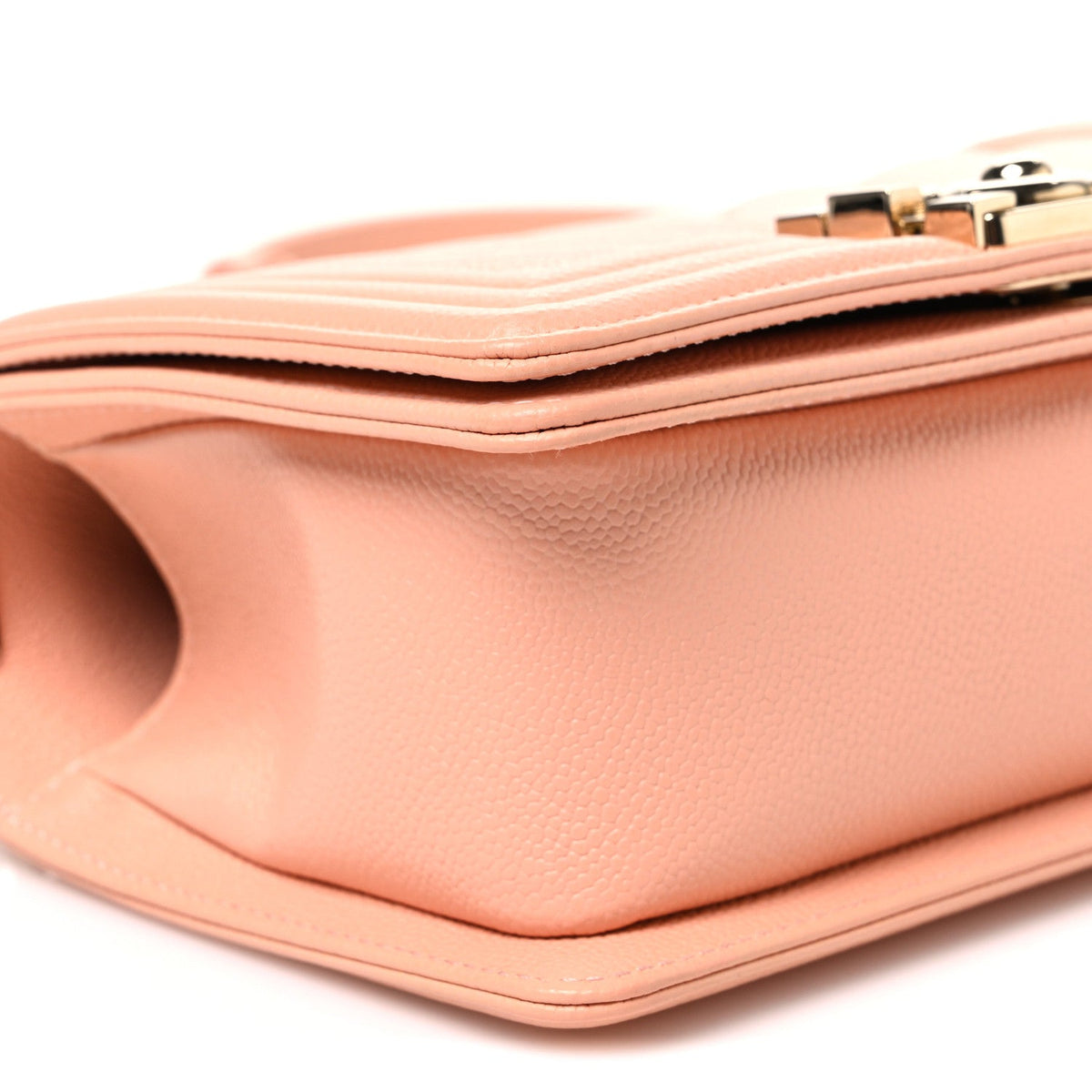 Small Quilted Caviar Flap Shoulder Bag