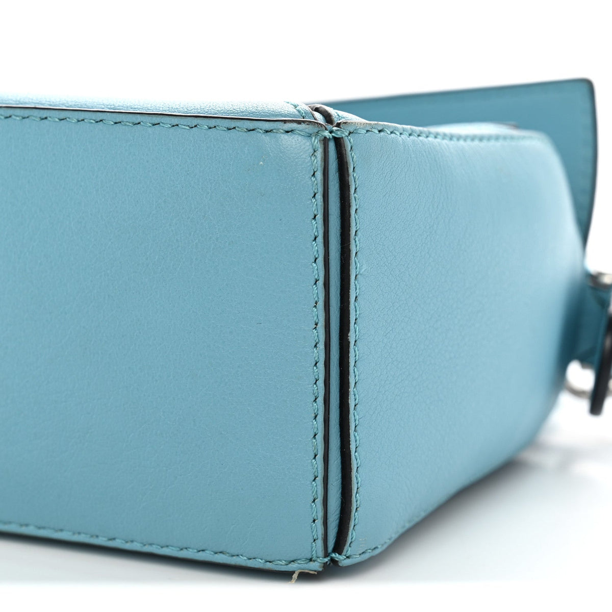 Mini Calfskin Handbag - Light Blue