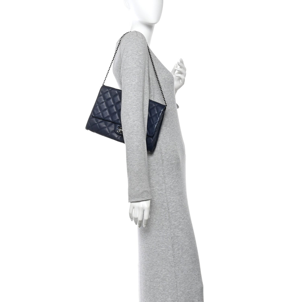 Quilted Lambskin Clutch Bag