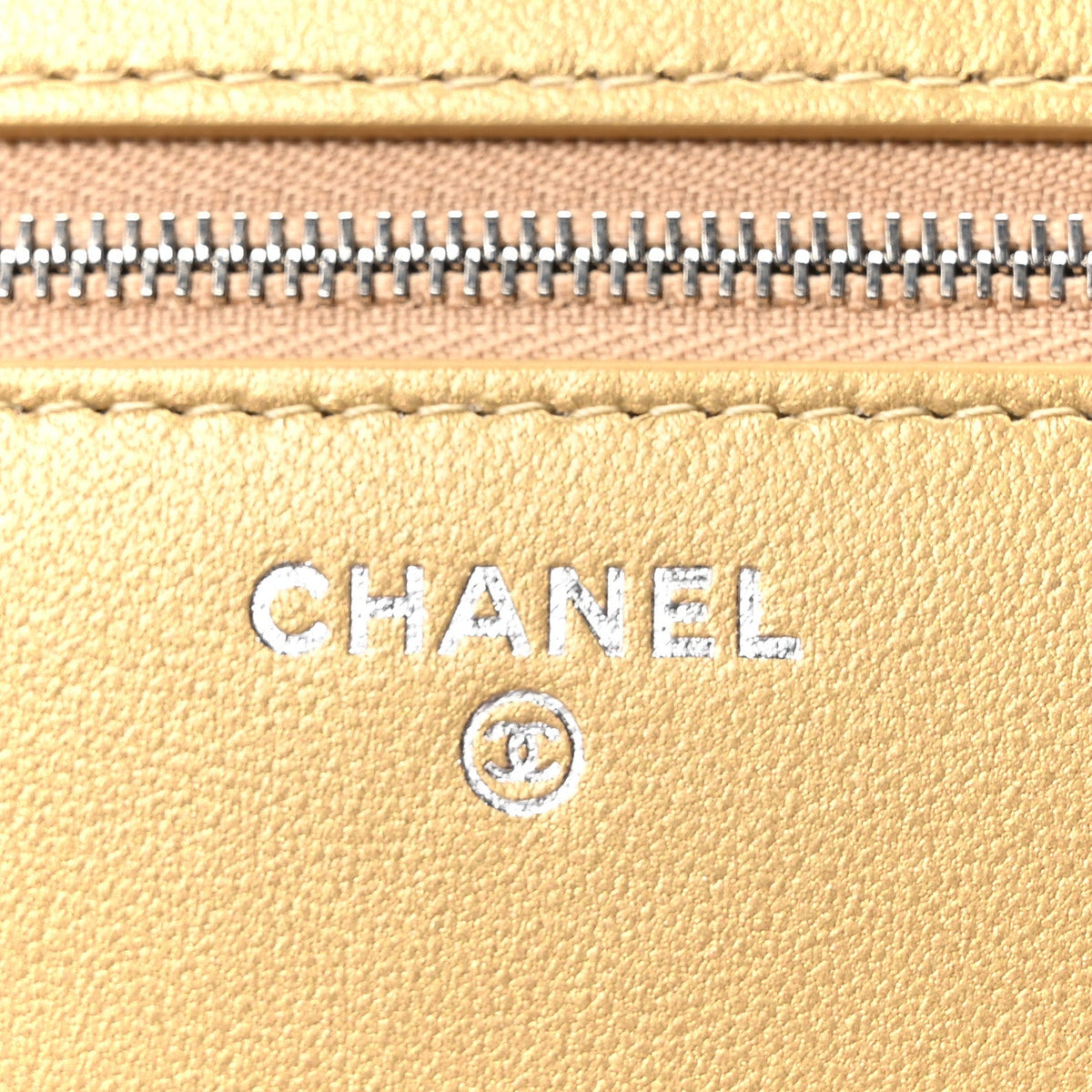Calfskin Wallet Bag - Gold
