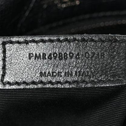 Medium Calfskin Satchel Bag - Black