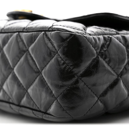 Quilted Calfskin Hobo Bag - Black