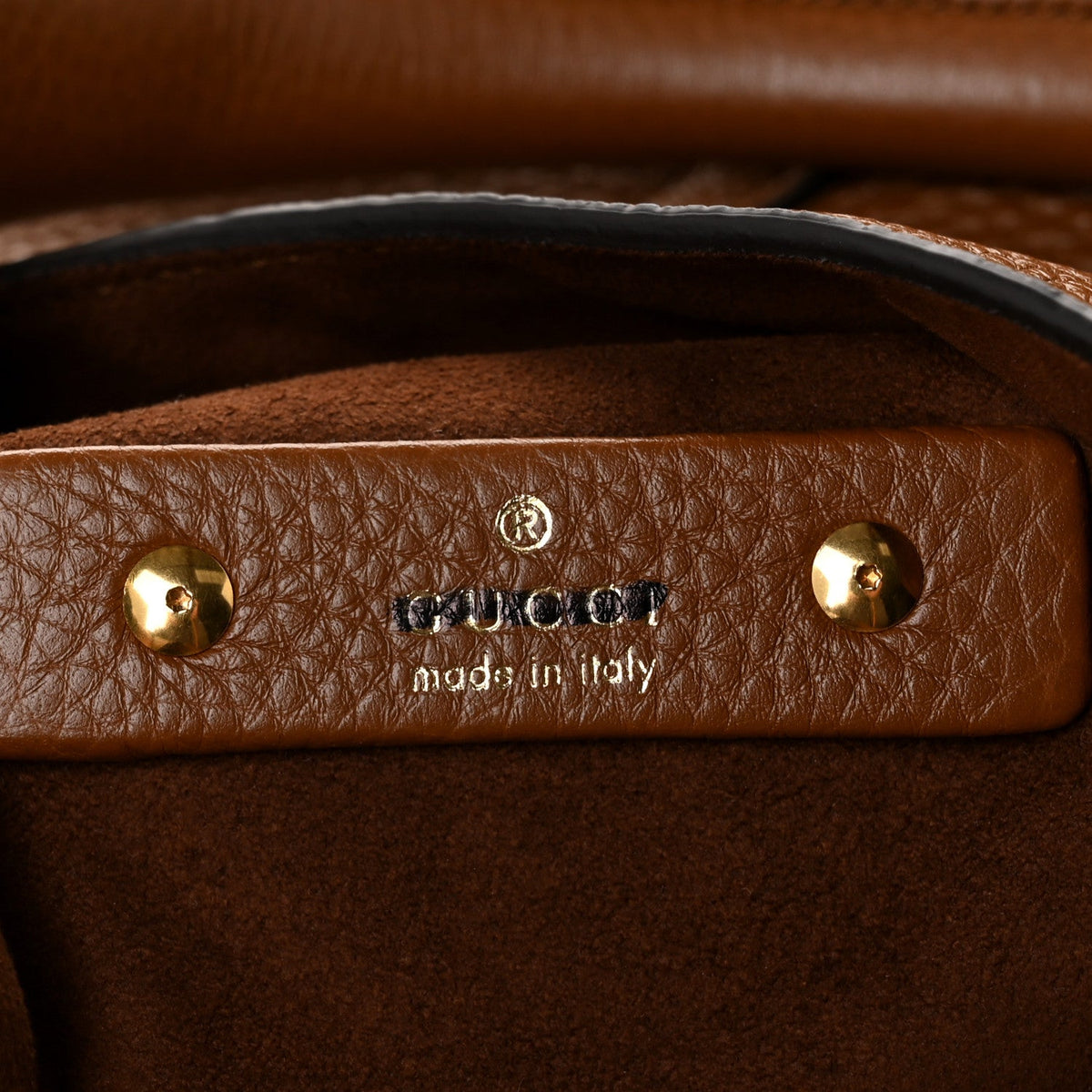 Maxi Calfskin Shoulder Bag - Brown