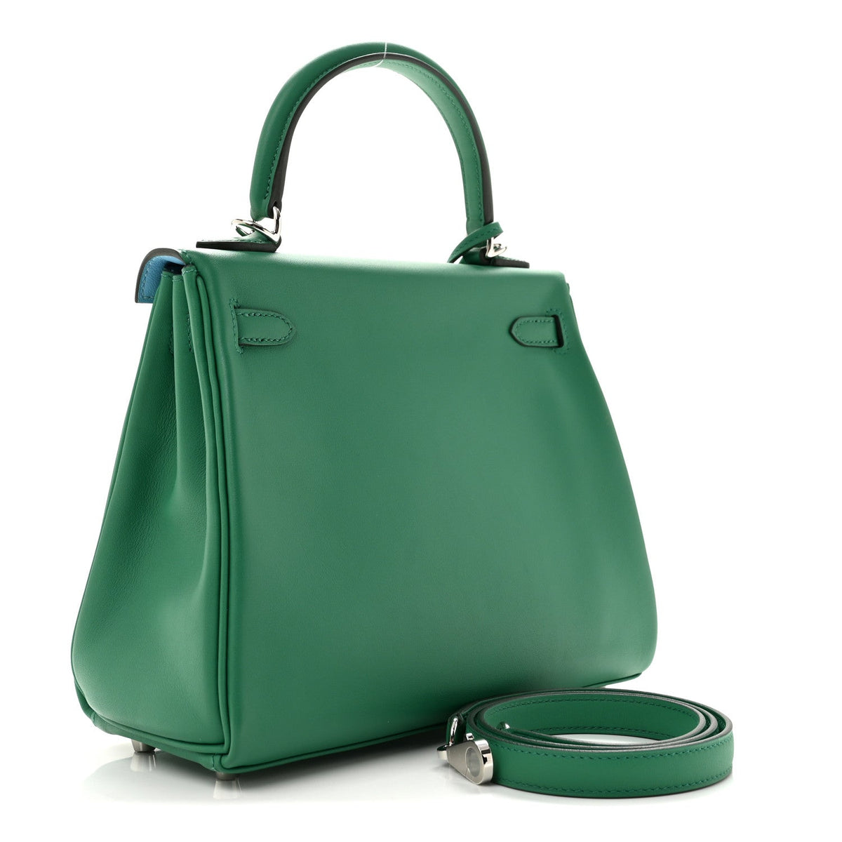 Swift Eclat Kelly Retourne 25 Vert Verti Handbag