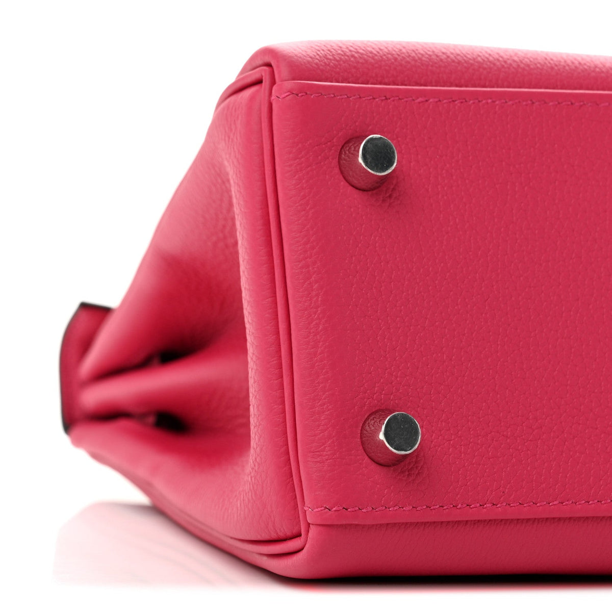 Togo Kelly Retourne 25 Rose Mexico Handbag