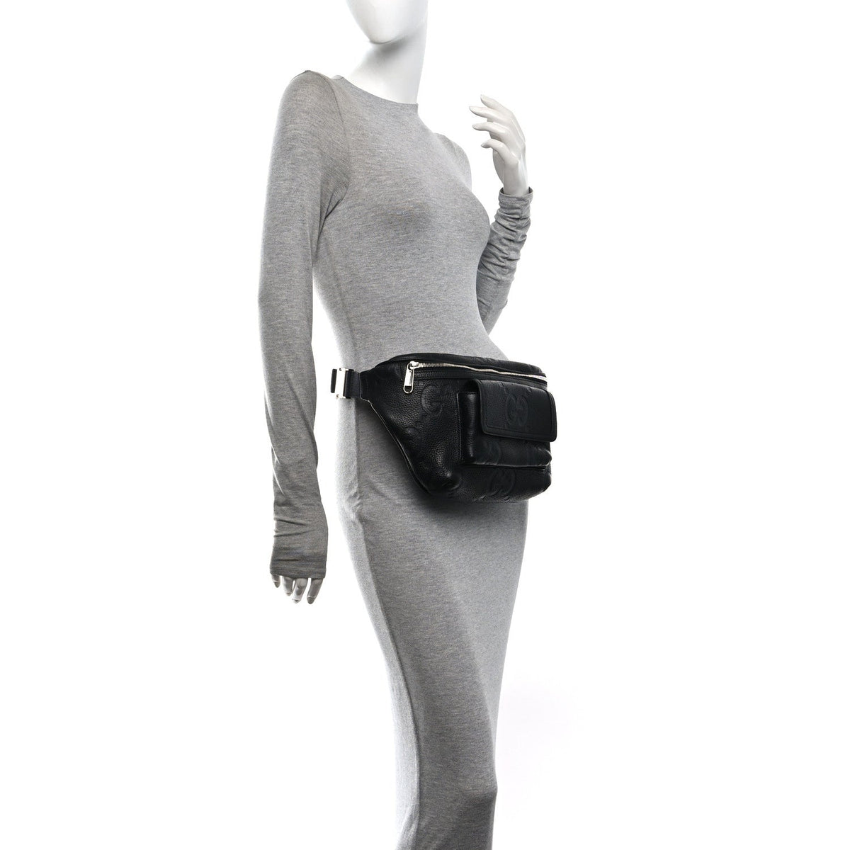 Calfskin Belt Bag - Black