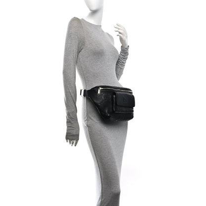 Calfskin Belt Bag - Black