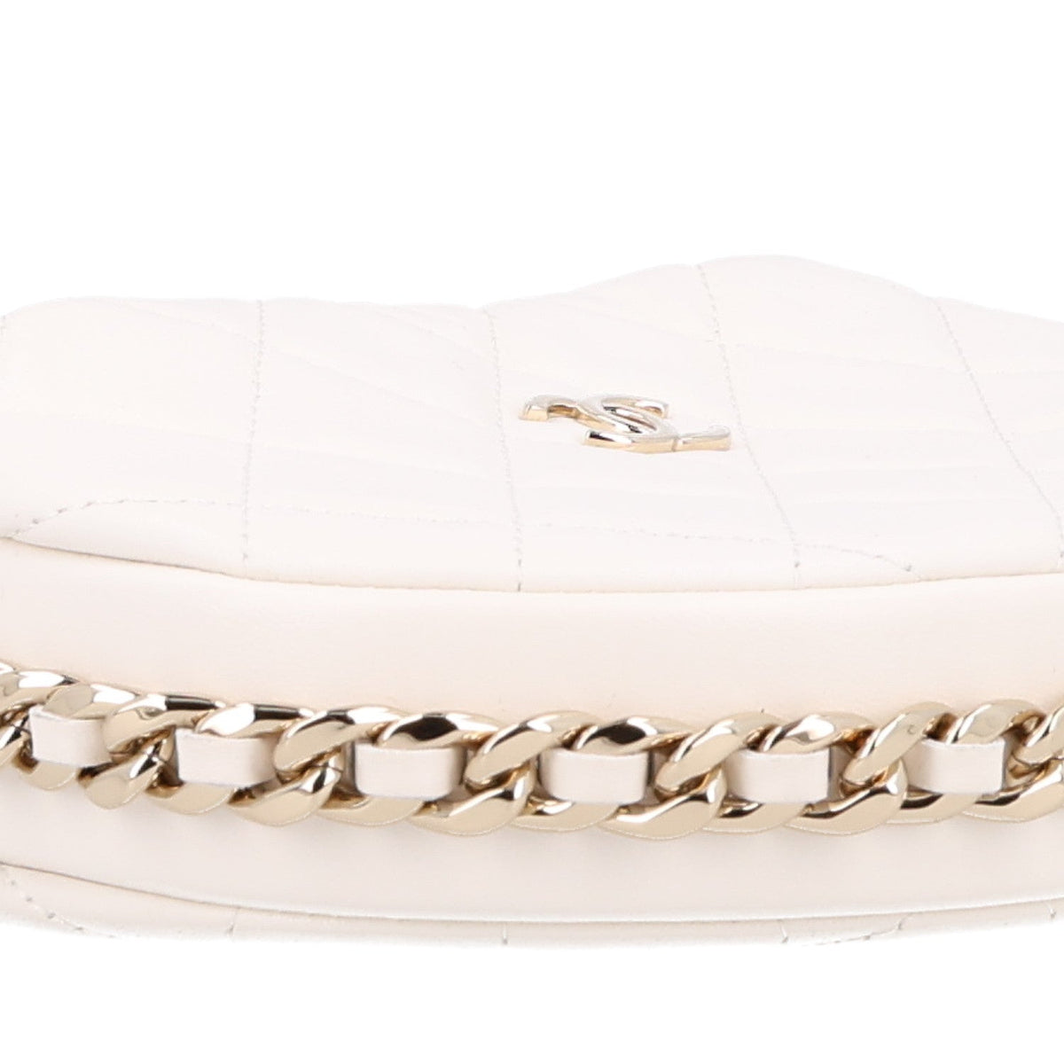 Quilted Lambskin Hobo Bag - White