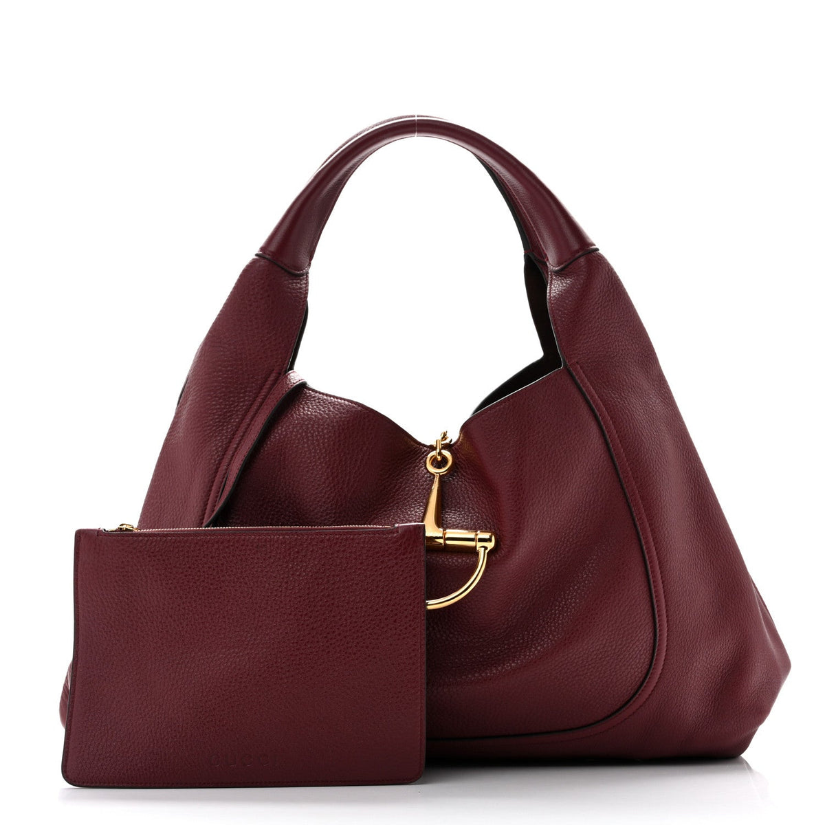 Maxi Calfskin Shoulder Bag - Red