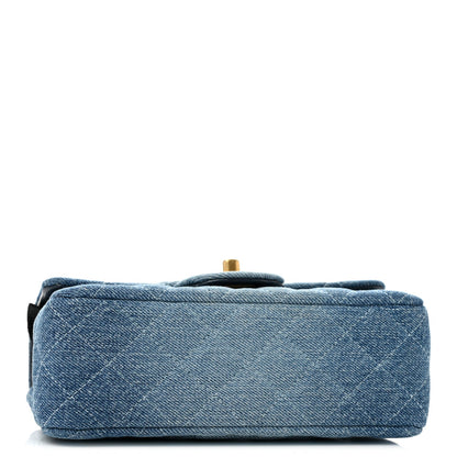 Mini Quilted Flap Shoulder Bag - Tan