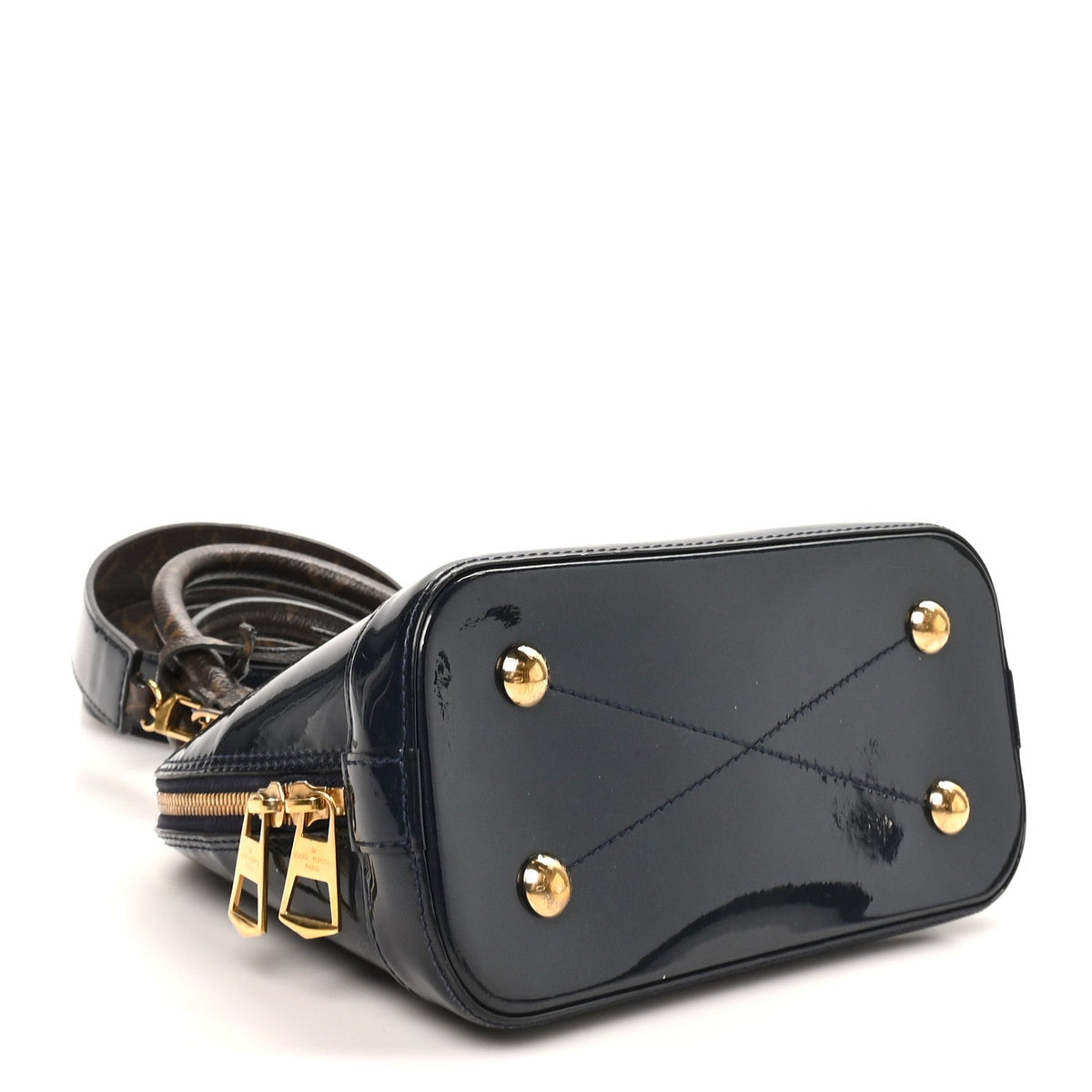 Patent Monogram Alma Bb Marine Handbag