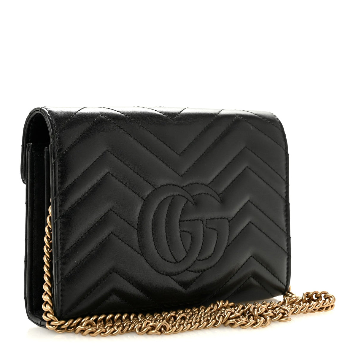 Calfskin Wallet Bag - Black