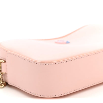 Mini Calfskin Shoulder Bag - Pink
