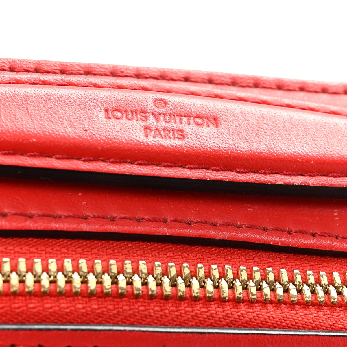 Monogram Saintonge Coquelicot Handbag