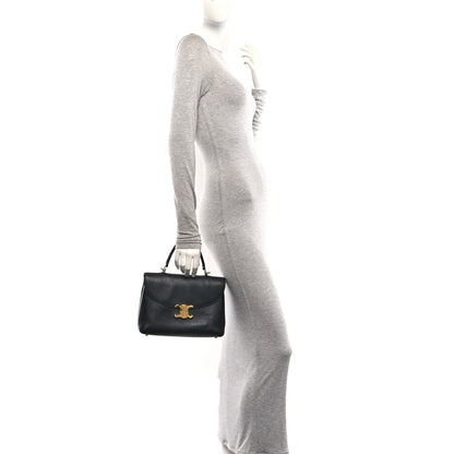 Medium Calfskin Handbag - Black