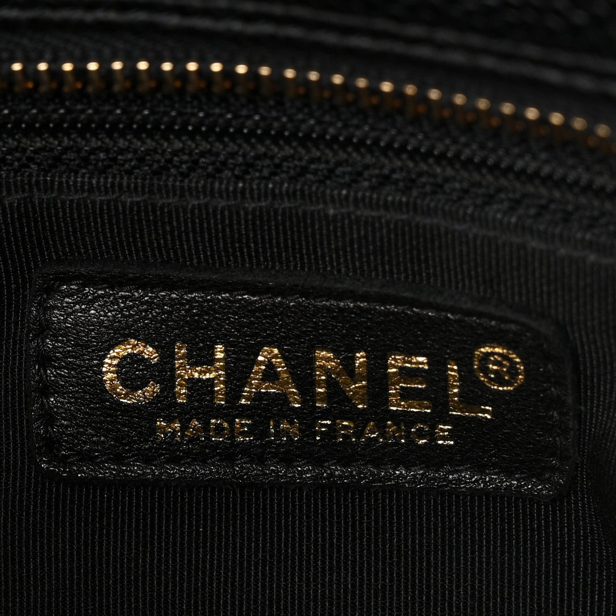 Quilted Caviar Tote Bag - Black