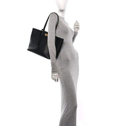 Calfskin Tote Bag - Black